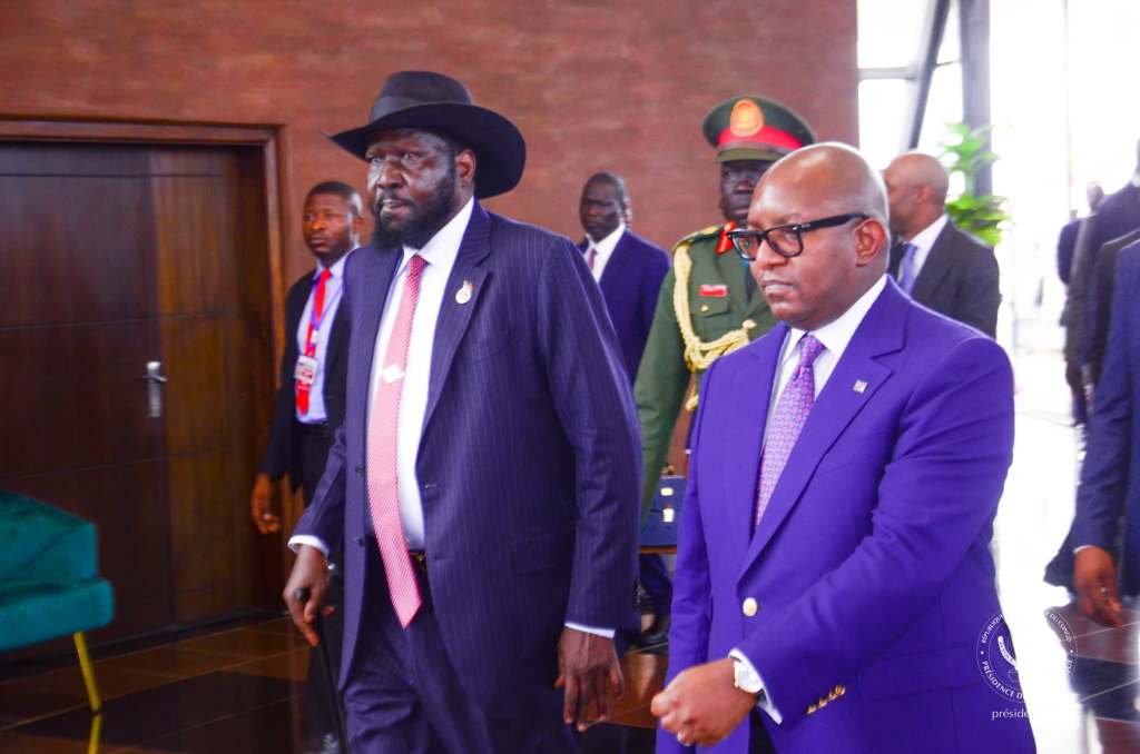 Afrique-Rdc/ Le Président Salva Kiir en visite à Kinshasa pour renforcer la paix et la Sécurité au sein de&nbsp;l&rsquo;EAC.