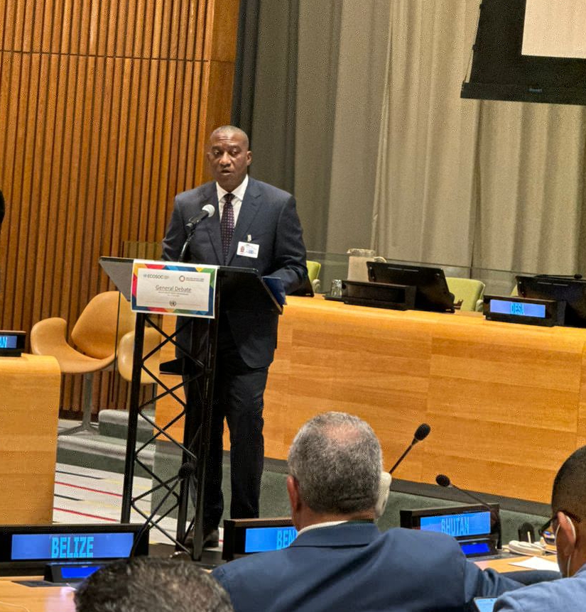 New-York / Pas de développement durable avec des conflits armés et des déplacements de populations, rappelle Guylain Nyembo au&nbsp;FPHN