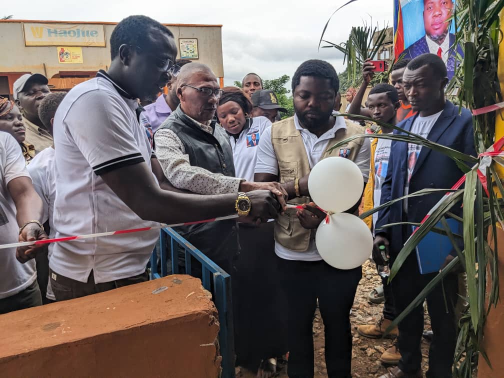 RDC/Haut-Uélé : Lancement officiel et coupure du ruban symbolique du bureau de la Fondation Jean Bakomito à&nbsp;Watsa