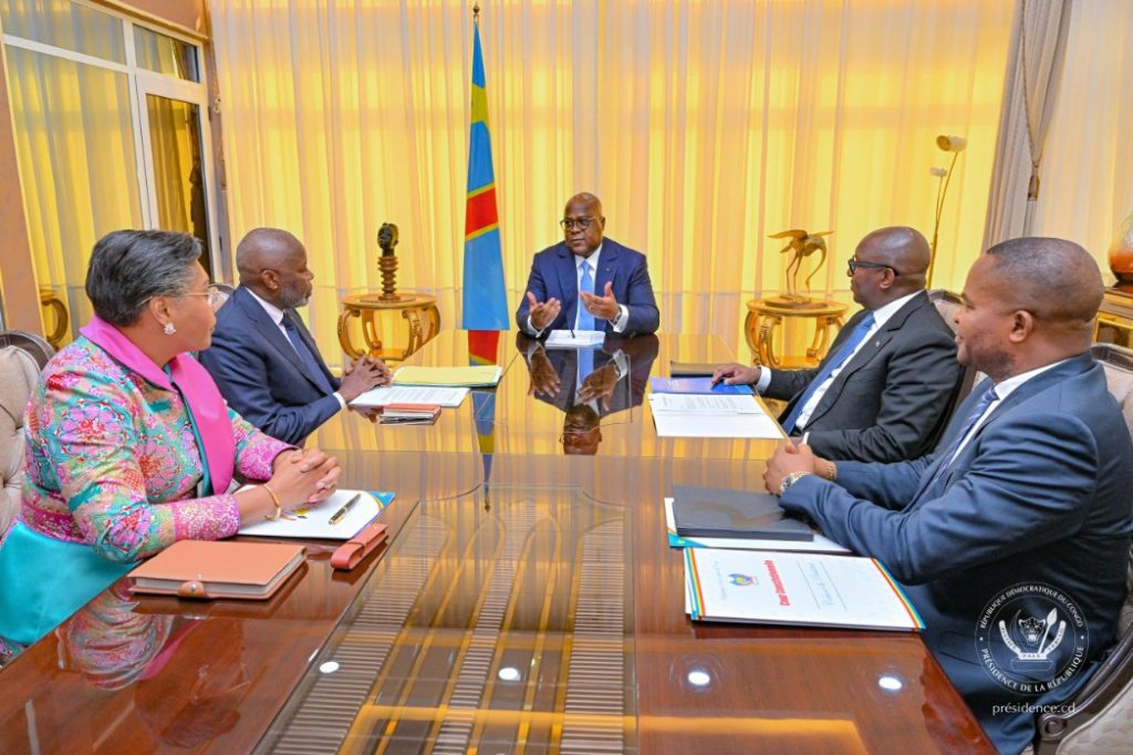 RDC /Félix Tshisekedi oriente lors de la Réunion Inter-Institutionnelle à la Cité de l’Union&nbsp;Africaine