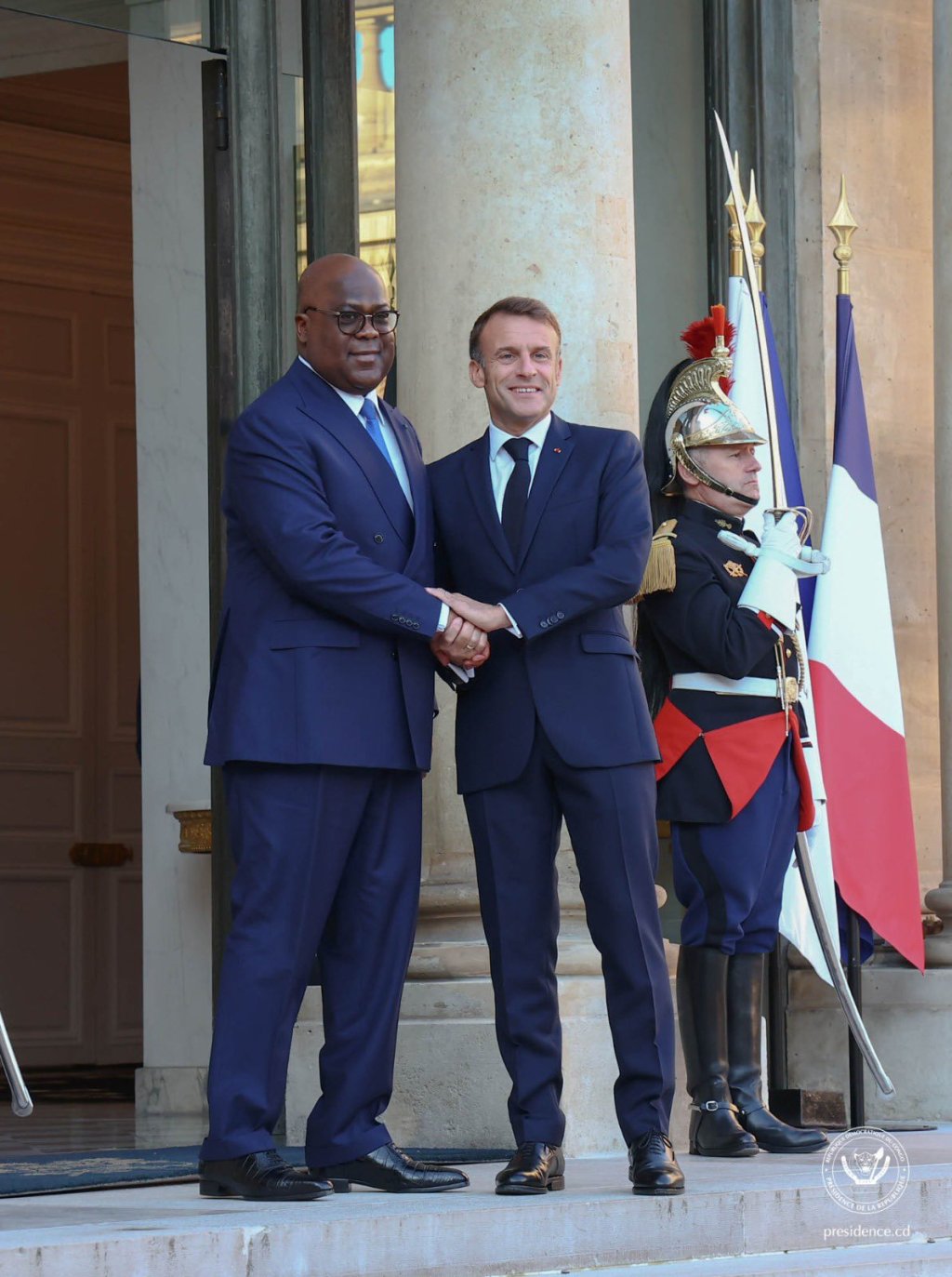 France-Rdc/ Sommet de la Francophonie : Tshisekedi et Macron Discutent Sécurité et Coopération à&nbsp;l’Élysée