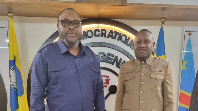 Rdc/ Dénis Kambayi Rencontre Jules Alingete pour Évaluer les Projets dans le&nbsp;Grand-Kasai