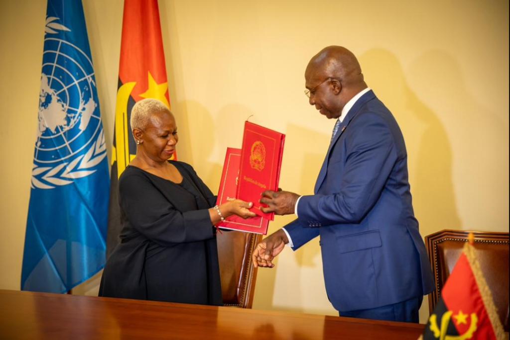RDC-Diplomatie / Signature d&rsquo;un Protocole d&rsquo;Accord entre l&rsquo;Angola et la MONUSCO pour la Paix en&nbsp;RDC