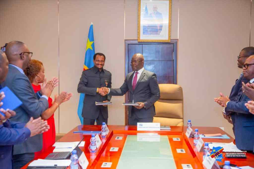 RDC / Signature d&rsquo;un Protocole d&rsquo;Accord pour l&rsquo;Intégration des Entreprises Publiques dans la Chaîne de&nbsp;Valeur