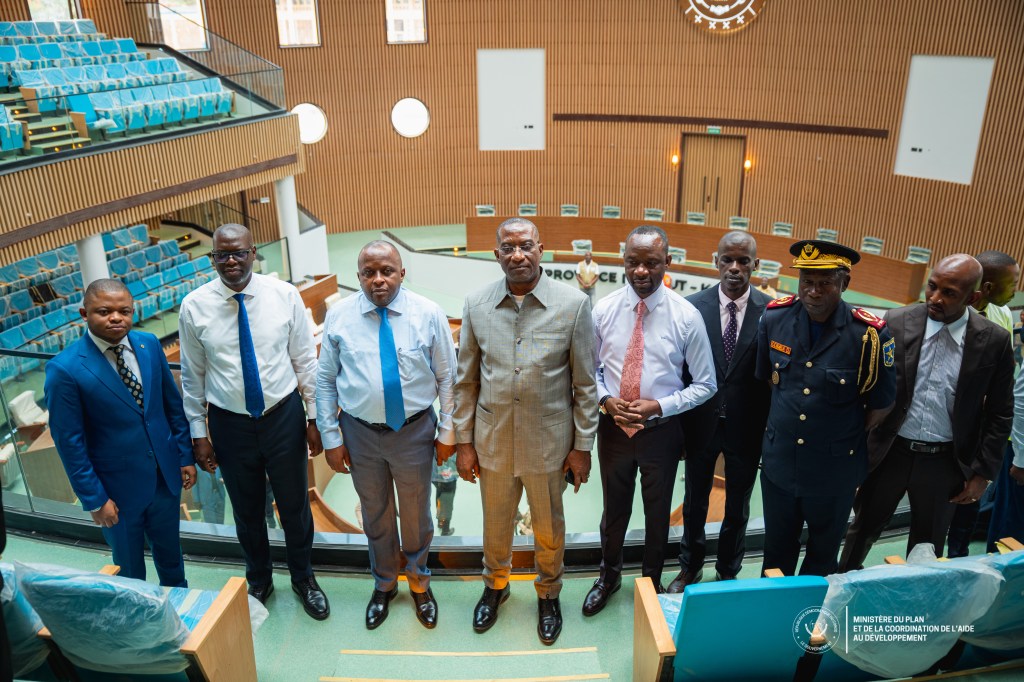 RDC/Lubumbashi : Guylain Nyembo et Jacquemin Shabani en Visite des Nouvelles Infrastructures et du Futur Siège de l’Assemblée&nbsp;Provinciale