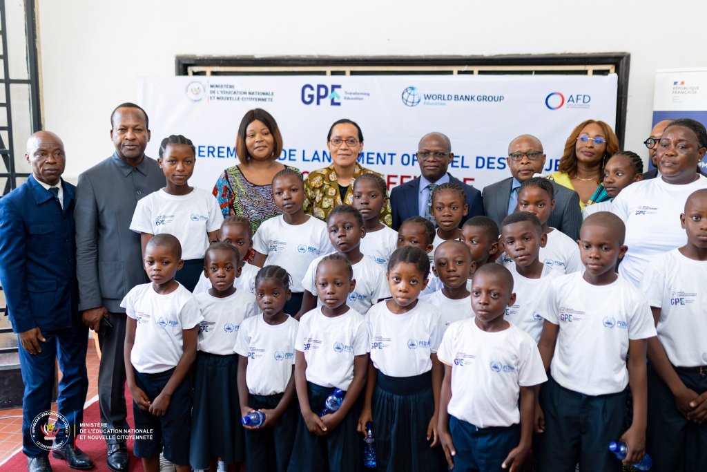 RDC/Éducation nationale : Lancement de deux projets éducatifs &laquo;&nbsp;PEQIP&nbsp;&raquo; et &laquo;&nbsp;EFFICACE&nbsp;&raquo; pour transformer le système&nbsp;scolaire