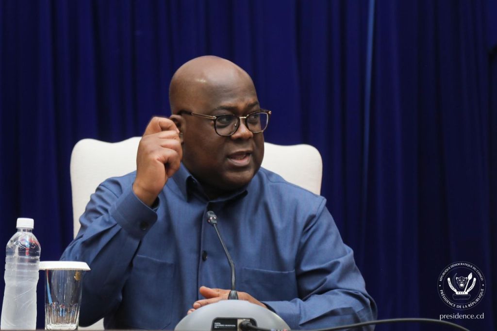 RDC/ Le Président Tshisekedi appelle à l’unité et à la vigilance lors d’une reunion de l&rsquo;Union&nbsp;Sacrée