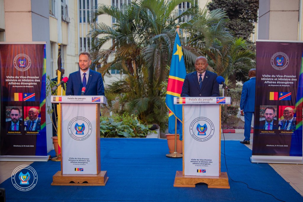 RDC–Belgique: Vital Kamerhe plaide pour une mobilisation internationale renforcée en faveur de la paix dans&nbsp;l’Est