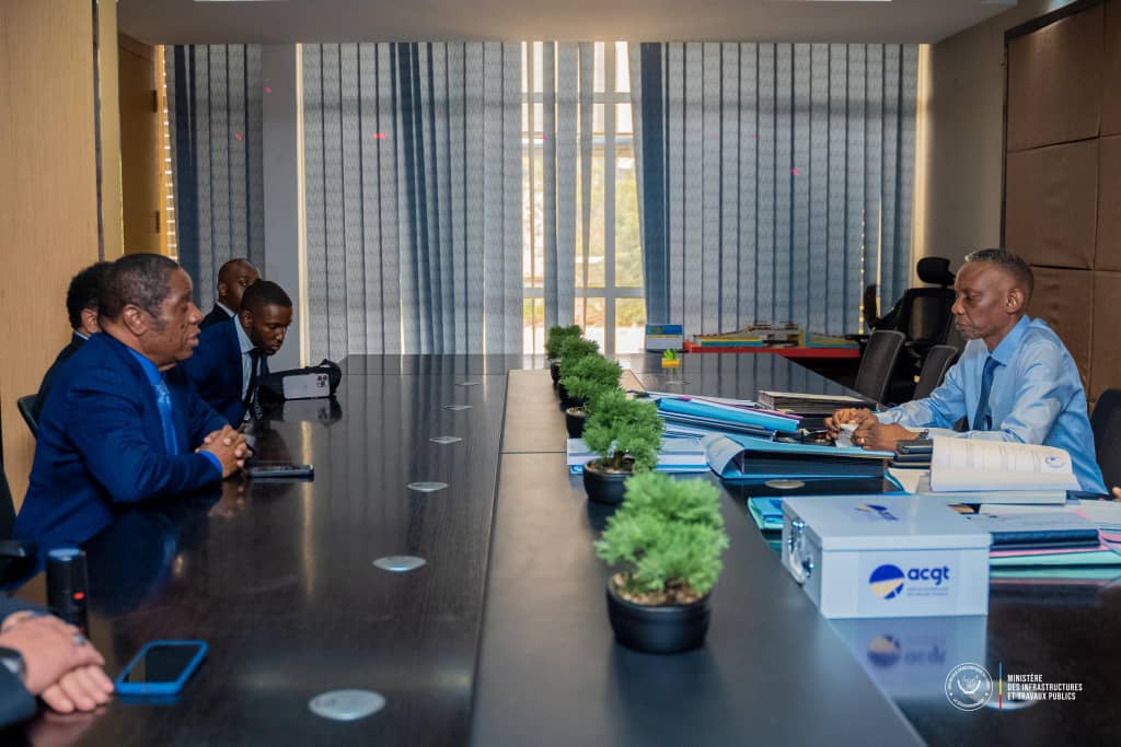 RDC— Infrastructures: John Banza Lunda accueille le PDG du groupe sud-africain&nbsp;Guma