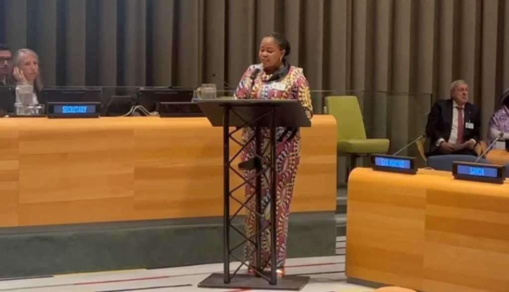 80e UNGA : À New York, la ministre Micheline Ombae appelle à une mobilisation mondiale pour les droits des&nbsp;femmes