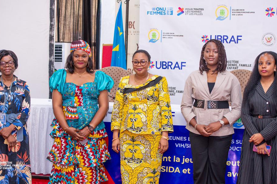RDC : La Ministre Micheline Ombae Kalama inaugure le Forum des jeunes entrepreneures sur la prévention du&nbsp;VIH/SIDA