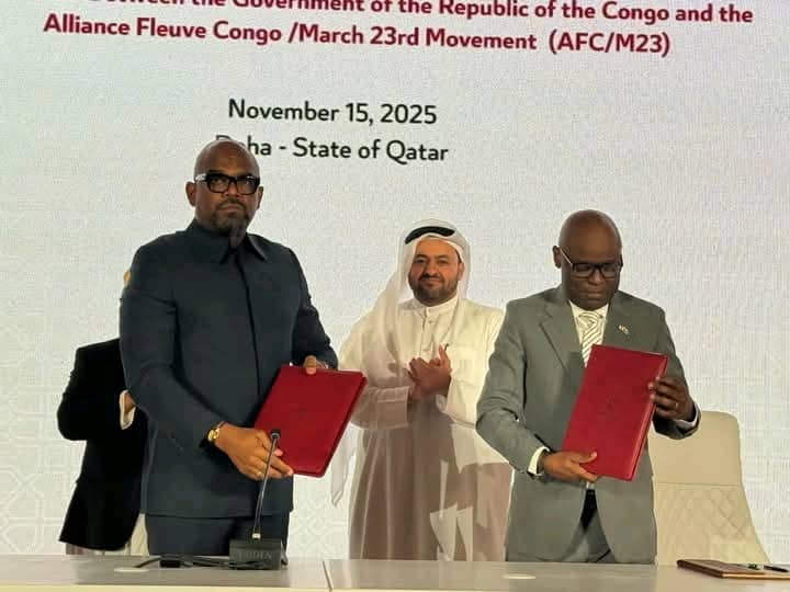 Doha : un accord préliminaire de paix signé entre le Gouvernement congolais et le&nbsp;M23-AFC