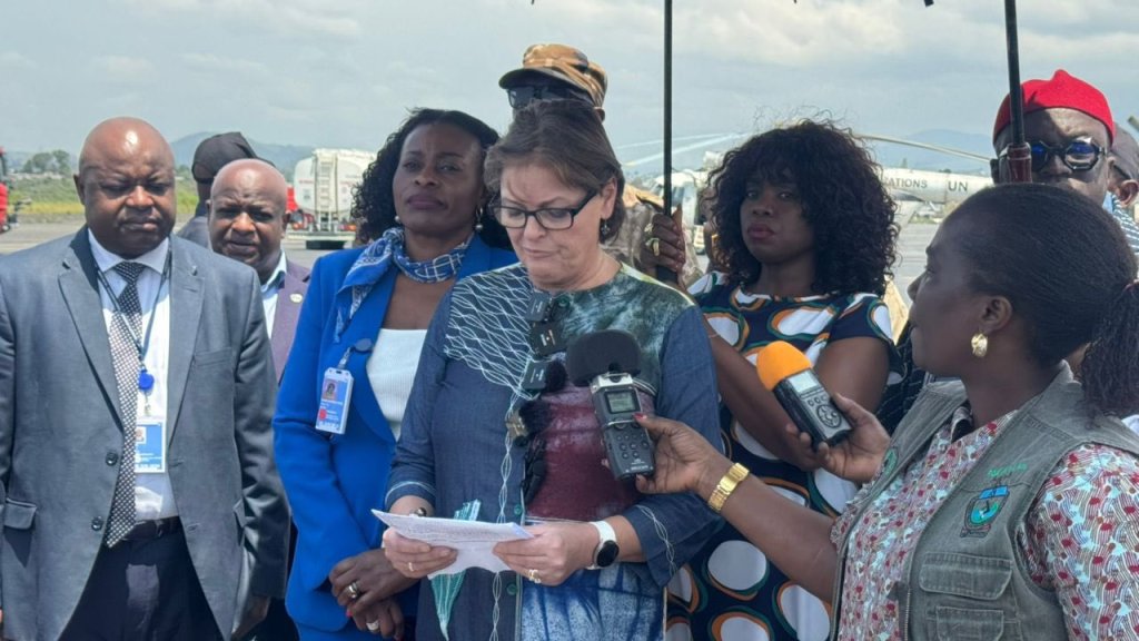 RDC / Nord-Kivu : la cheffe intérimaire de la MONUSCO lance à Goma les préparatifs du suivi du&nbsp;cessez-le-feu